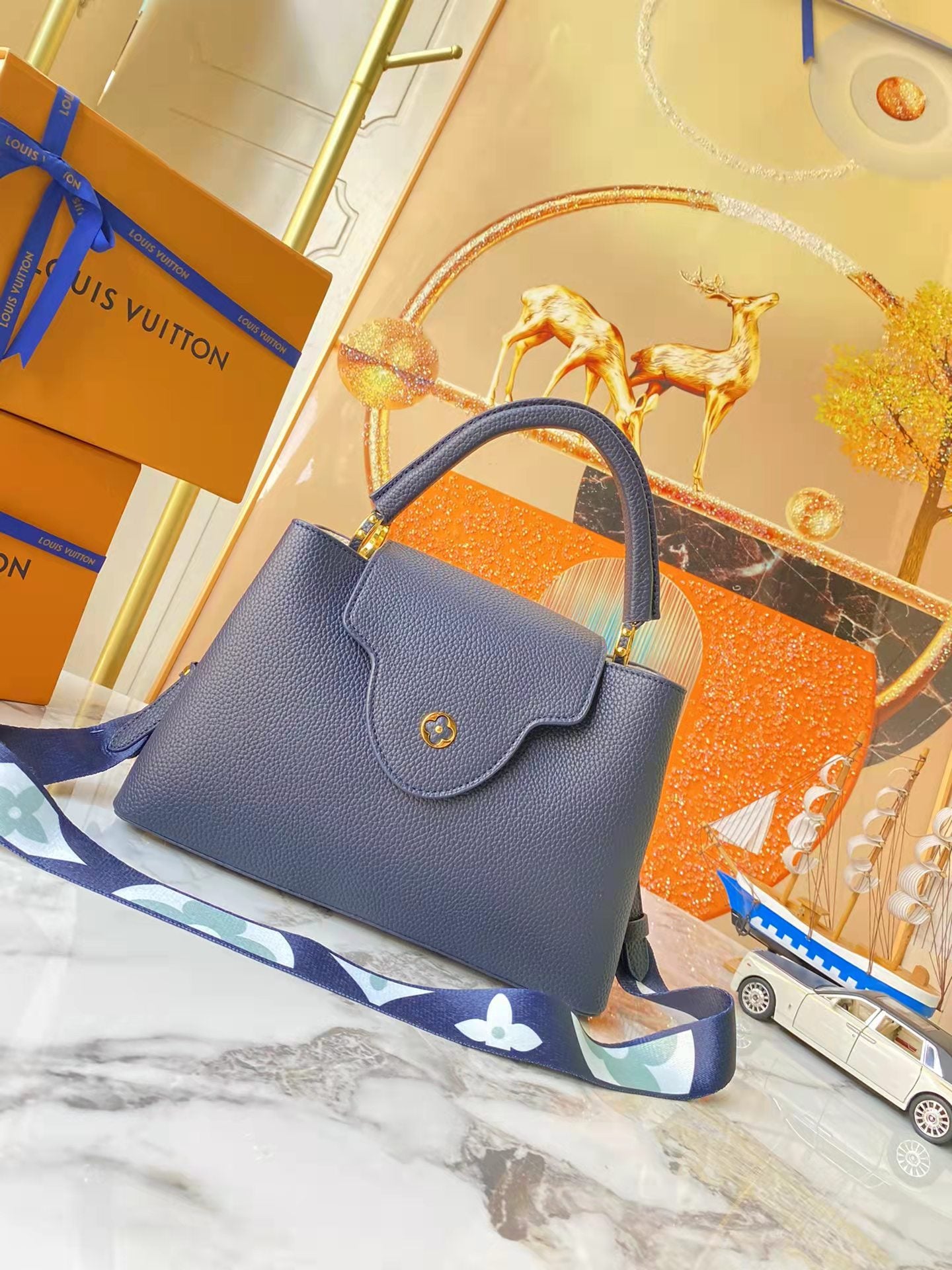 Babaolan gold buckle handbag lbcase