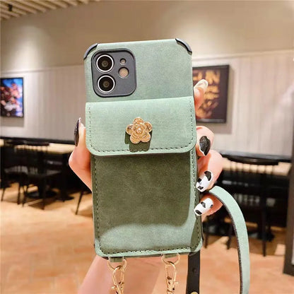 Crossbody Card package chain phone case for iphone lbcase