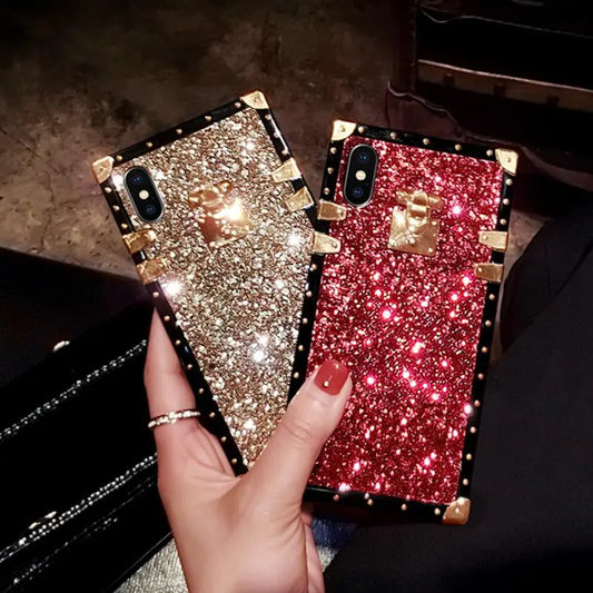 bling square phone case lbcase