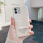 Luxury leather card pocket protective phone case for iphone lbcase