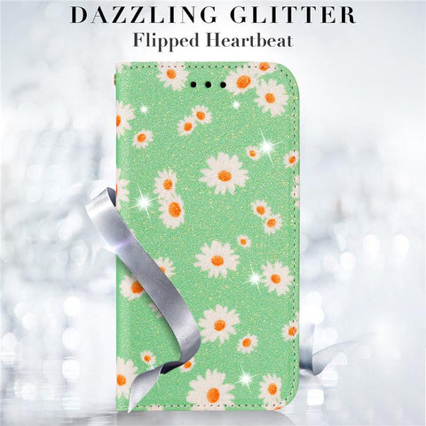 Luxurious Chrysanthemum Leather Case