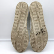 Saint Laurent Cap Toe Low Top Sneakers White Leather Size 40.5