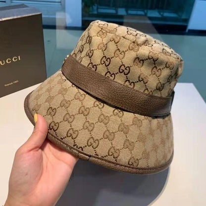Fisherman Hat Female Simple Retro Dome Bucket Hat Ins Warm British Bucket Hats lbcase