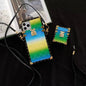 Square gradient color phone case and Airpods case lbcase