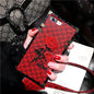 Embroidery Rose Flower Square Phone Case lbcase