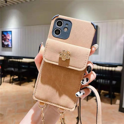 Crossbody Card package chain phone case for iphone lbcase