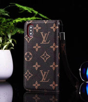 Vintage card slot holder leather phone case