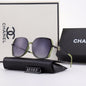 5 COLORS HOLLOW OUT LETTER THIN METAL FRAME SUNGLASSES lbcase