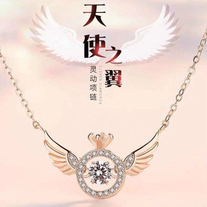 95 sterling silver necklace female ins clavicle pendant lbcase