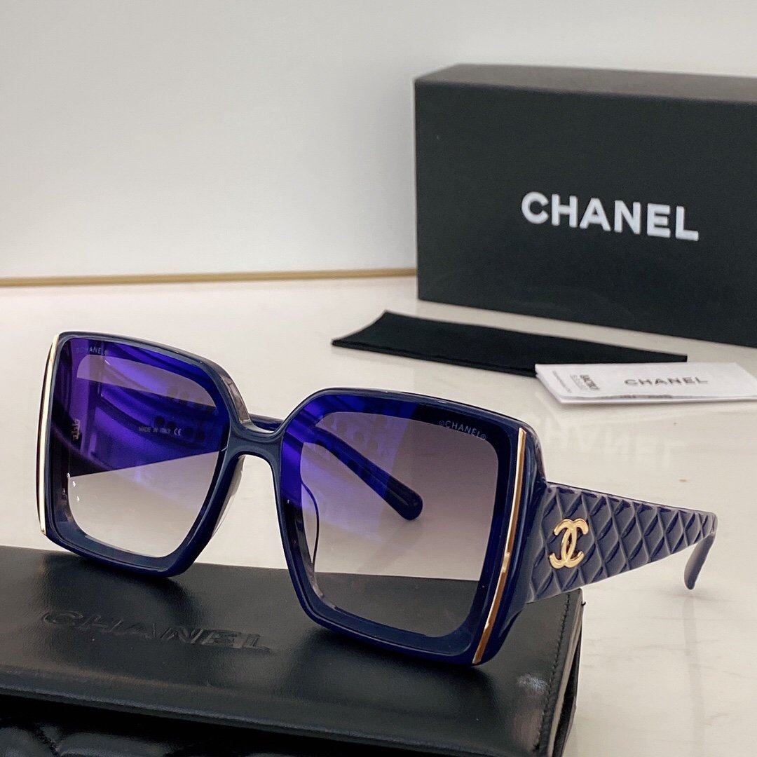 7 COLORS BIG METAL SQUARE FRAME SUNGLASSES lbcase