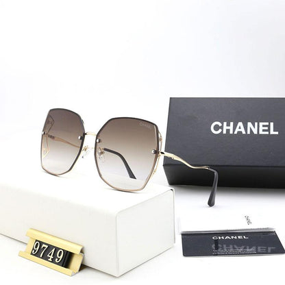 GRADIENT COLOR WOMEN SUNGLASSES lbcase
