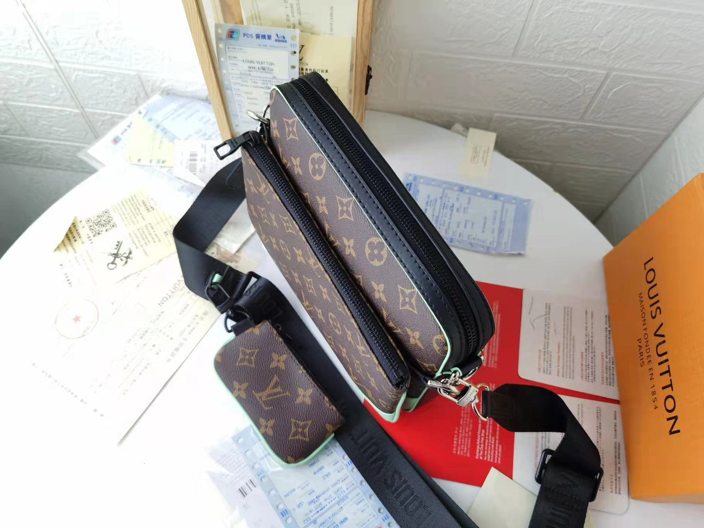 Three-in-one old flower bag lbcase