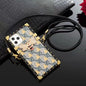 Retro rhinestone bee lanyard phone case lbcase