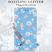 Luxurious Chrysanthemum Leather Case