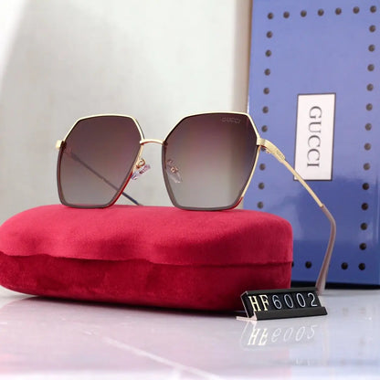 5 COLORS SQUARE FRAME SUNGLASSES lbcase