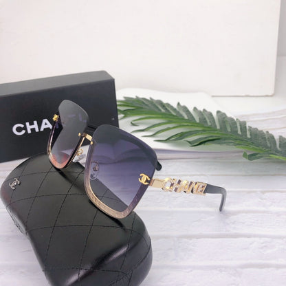 GRADIENT COLOR FEMALE OUTDOOR SUNGLASSES lbcase