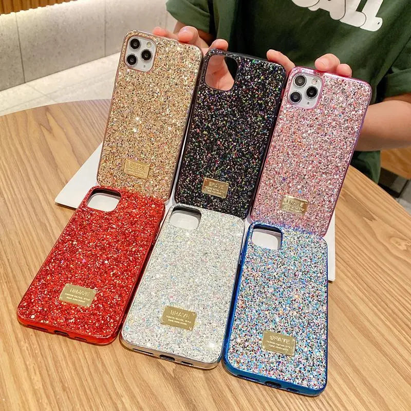 Glitter electroplating phone case lbcase