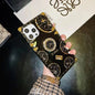 Luxury Rhinestone Bracket square phone case  for  Samsung lbcase