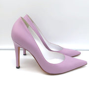 Manolo Blahnik Pumps Lavender Leather Size 36 Pointed Toe Heels