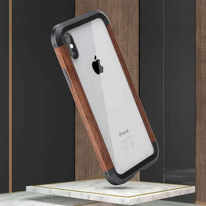 Aluminum Metal Wood Bumper Case lbcase