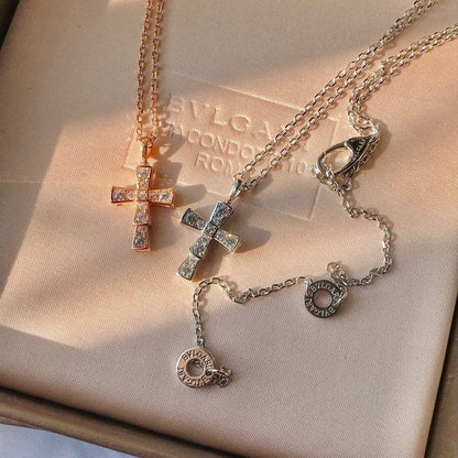 Women's Cross & Pendant Necklace lbcase