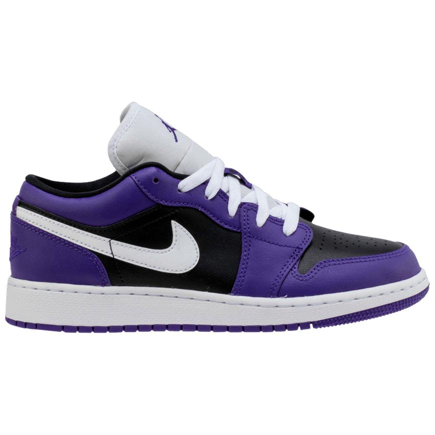 Nike Air Jordan 1 Low GS 'Black Court Purple'
