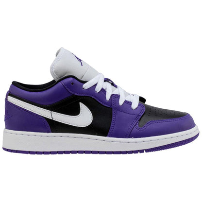 Nike Air Jordan 1 Low GS 'Black Court Purple'