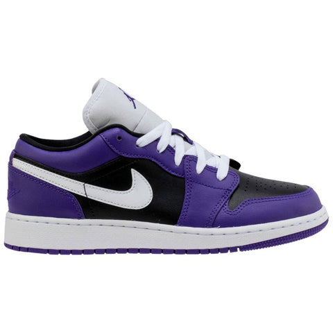 Nike Air Jordan 1 Low GS 'Black Court Purple'