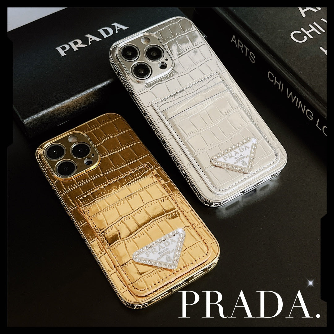 Luxury soft leather phone case for iphone
