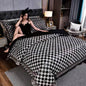 Luxury Silk jacquard Skin-friendly cotton four-piece quilt cover  new product lbcase