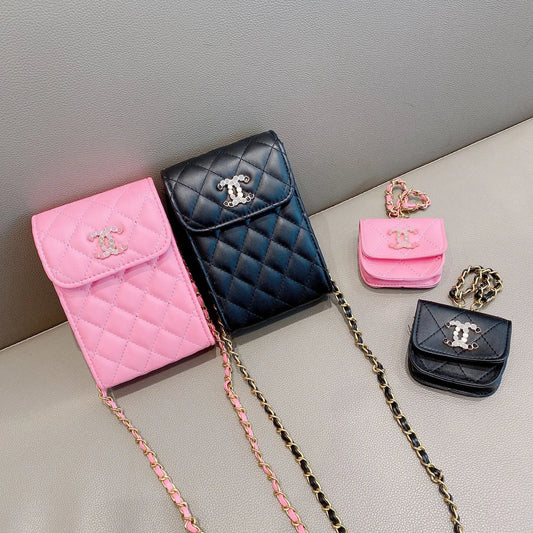 Fashion Phone bag and airpods case set lbcase