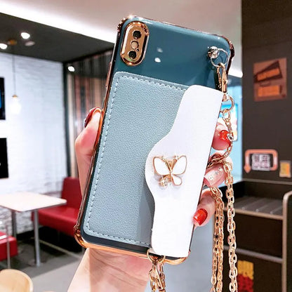 Rhinestone Butterfly Phone Case lbcase