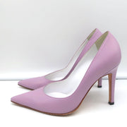 Manolo Blahnik Pumps Lavender Leather Size 36 Pointed Toe Heels