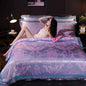 Luxury Silk jacquard Skin-friendly cotton four-piece quilt cover  new product lbcase