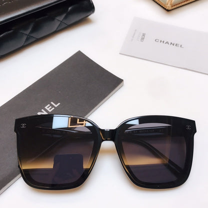 6COLORS LARGE SQUARE FRAME SUNGLASSES lbcase