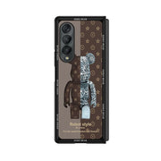Mechanical bear Samsung zfold3 mobile phone case