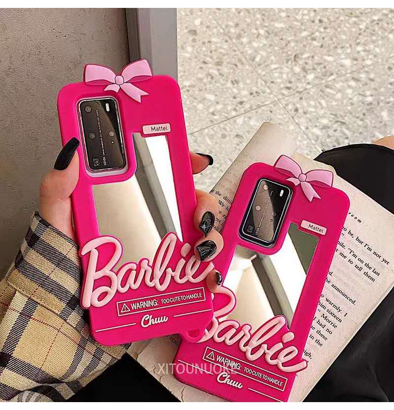 Cartoon makeup mirror phone case lbcase