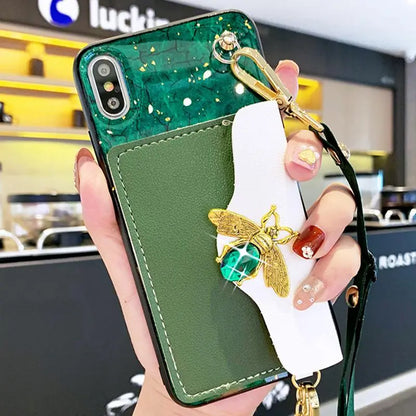 Gem Wallet Lanyard Phone Case lbcase