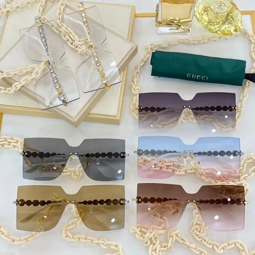 6 COLORS CHAIN ACCESSORIES SUNGLASSES lbcase