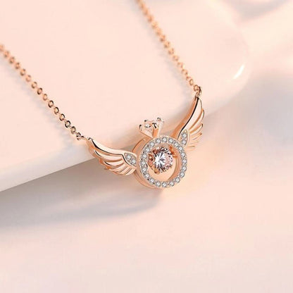 95 sterling silver necklace female ins clavicle pendant lbcase