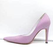 Manolo Blahnik Pumps Lavender Leather Size 36 Pointed Toe Heels