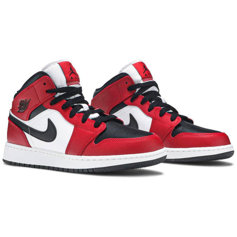 Nike Air Jordan 1 Mid GS 'Chicago Black Toe'