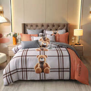 100% thick Skin-friendly cotton four-piece quilt cover  new product
