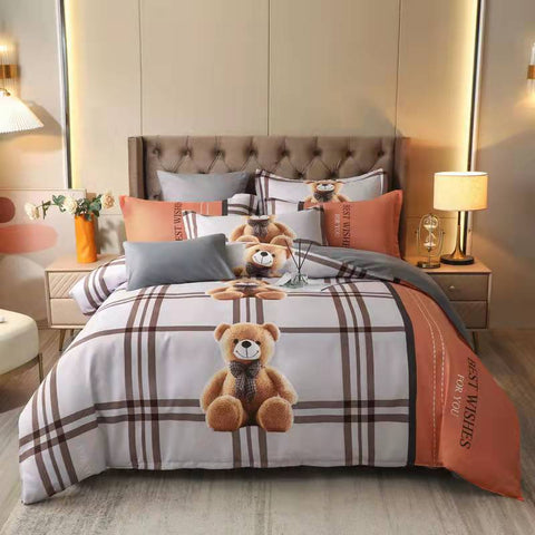100% thick Skin-friendly cotton four-piece quilt cover  new product