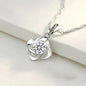 95 sterling silver necklace female ins clavicle pendant lbcase