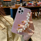 Glitter pearl bracelet phone case for samsung lbcase