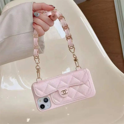 Chain and card bag phone case lbcase
