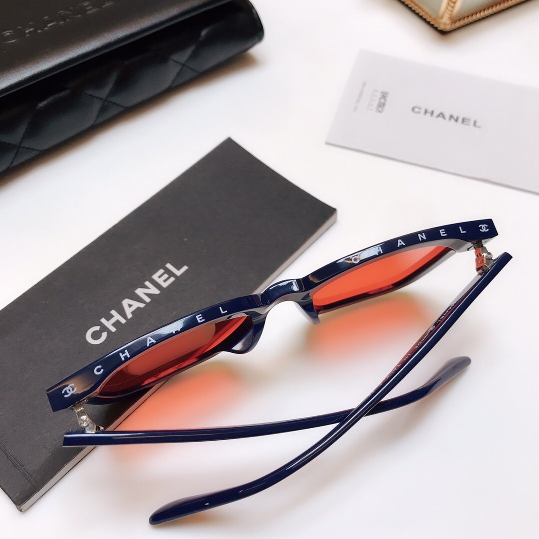 6COLORS LARGE SQUARE FRAME SUNGLASSES lbcase