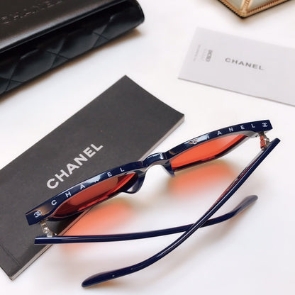 6COLORS LARGE SQUARE FRAME SUNGLASSES lbcase
