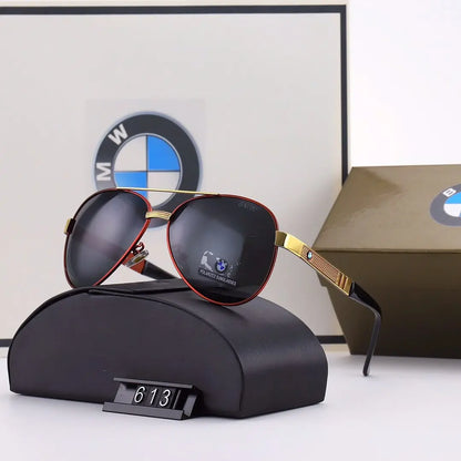 4 COLORS BLACK LENS OUTDOOR DRIVING SUNGLASSES lbcase